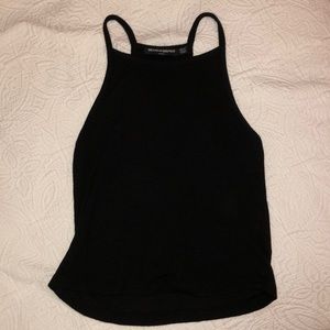 black brandy melville halter crop top